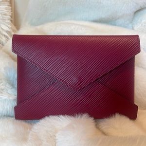 Louis Vuitton Kirigami Pochette Medium in Epi leather, burgundy/dark red
